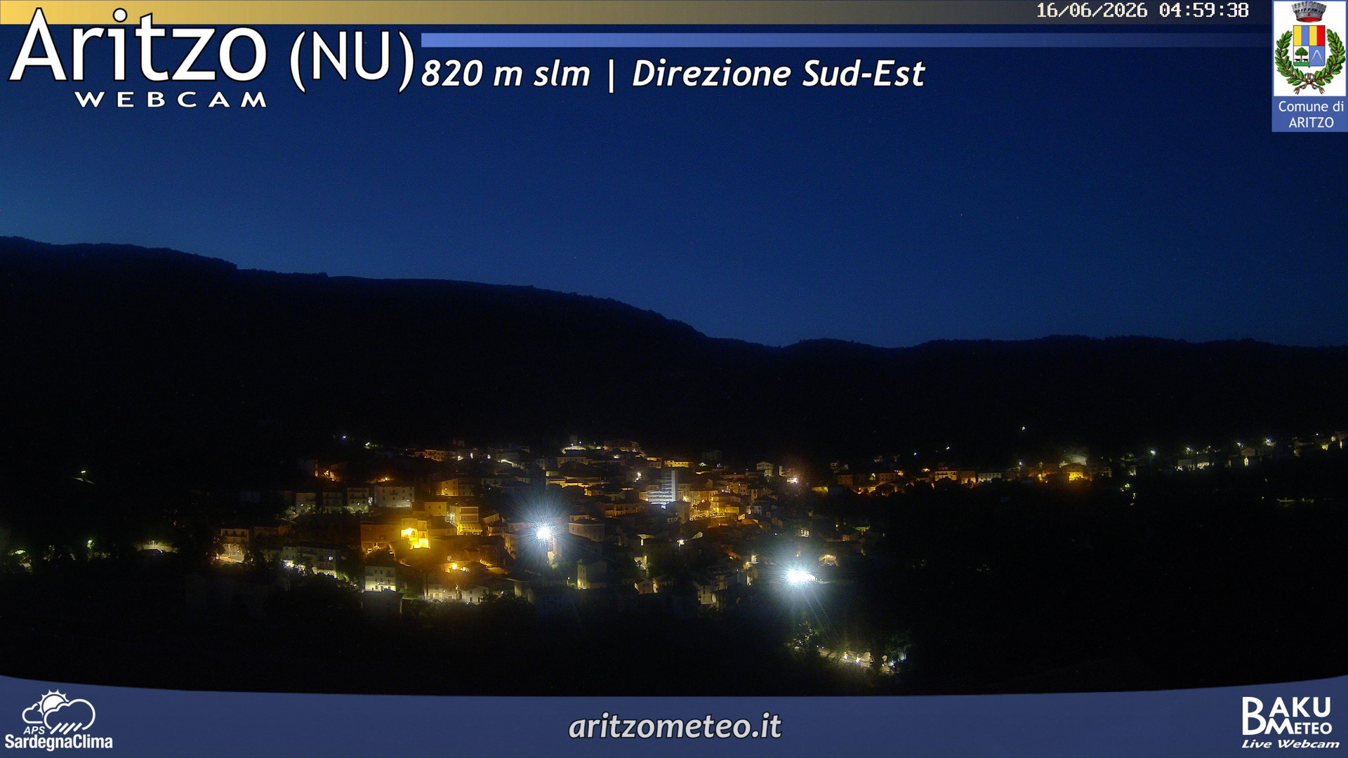 time-lapse frame, Aritzo webcam
