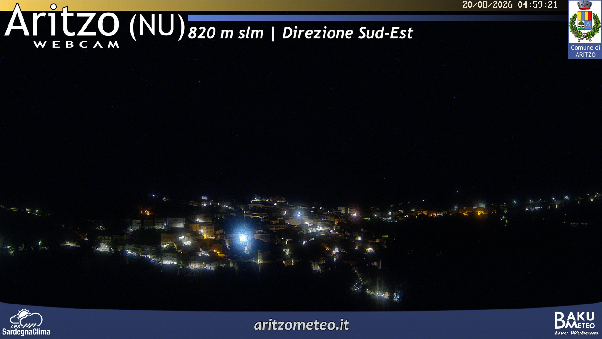 time-lapse frame, Aritzo webcam