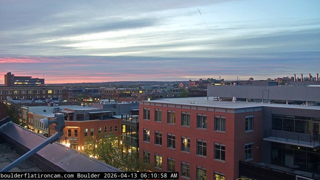 time-lapse frame, Boulder East daily time lapse webcam