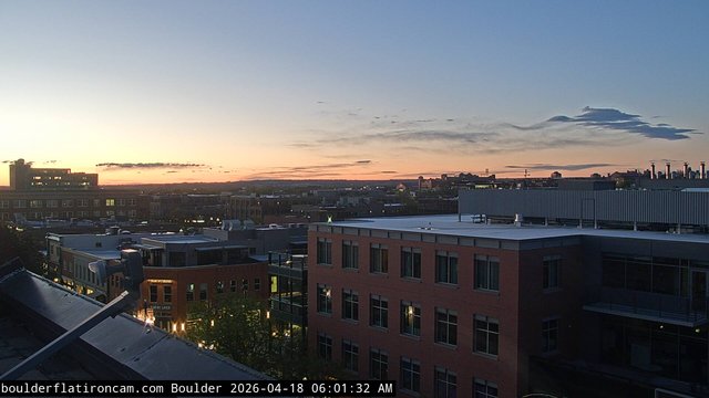 time-lapse frame, Boulder East daily time lapse webcam