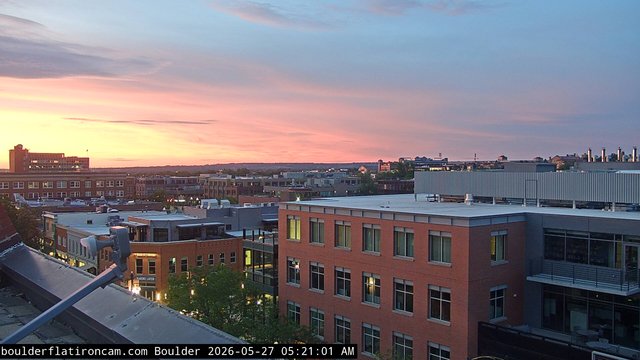 time-lapse frame, Boulder East daily time lapse webcam