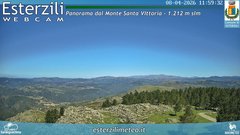 view from Monte Santa Vittoria on 2026-04-08