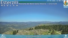 view from Monte Santa Vittoria on 2026-04-24