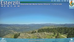 view from Monte Santa Vittoria on 2026-04-25