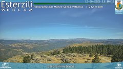 view from Monte Santa Vittoria on 2026-06-12