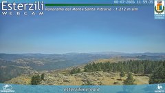 view from Monte Santa Vittoria on 2026-07-08