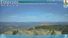 view from Monte Santa Vittoria on 2026-07-11