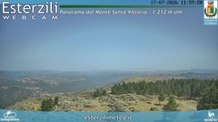 view from Monte Santa Vittoria on 2026-07-17