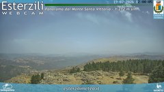 view from Monte Santa Vittoria on 2026-07-19
