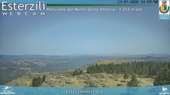 view from Monte Santa Vittoria on 2026-07-23