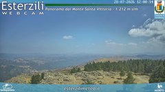 view from Monte Santa Vittoria on 2026-07-28