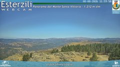 view from Monte Santa Vittoria on 2026-08-08