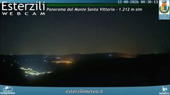 view from Monte Santa Vittoria on 2026-08-12