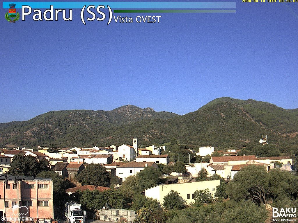 time-lapse frame, Padru webcam