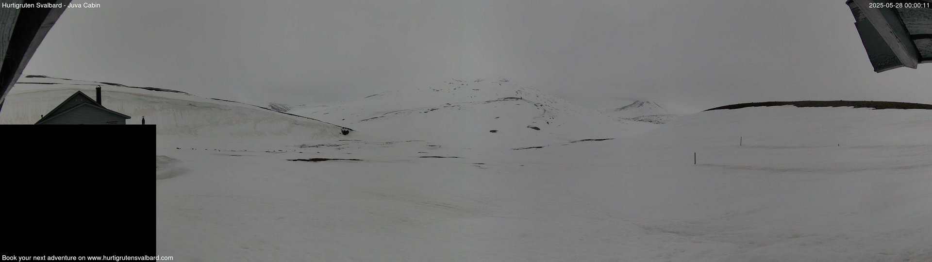 time-lapse frame, Hurtigruten Svalbard - Brentskaret webcam