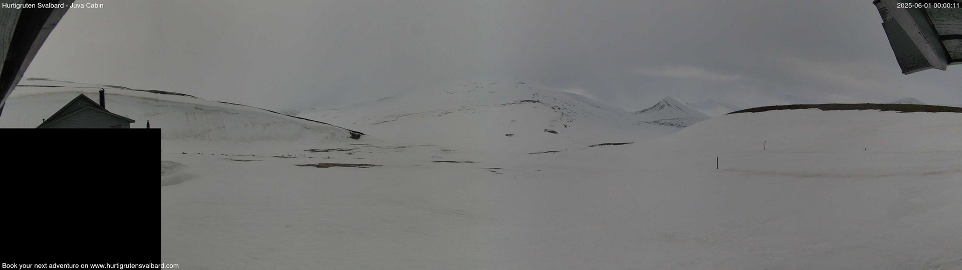 time-lapse frame, Hurtigruten Svalbard - Brentskaret webcam