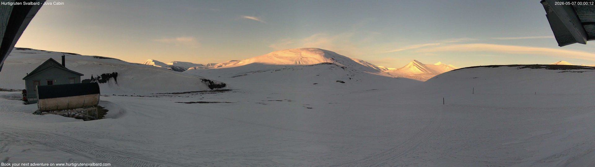 Hurtigruten Svalbard - Brentskaret webcam time-lapse frame, Hurtigruten Svalbard - Brentskaret webcam
