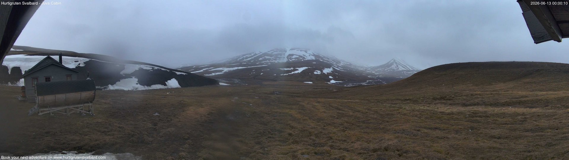 time-lapse frame, Hurtigruten Svalbard - Brentskaret webcam