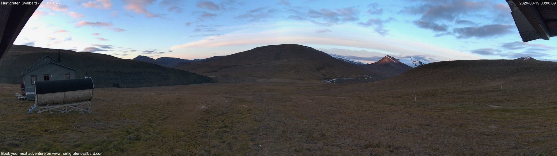 Hurtigruten Svalbard - Brentskaret webcam time-lapse frame, Hurtigruten Svalbard - Brentskaret webcam