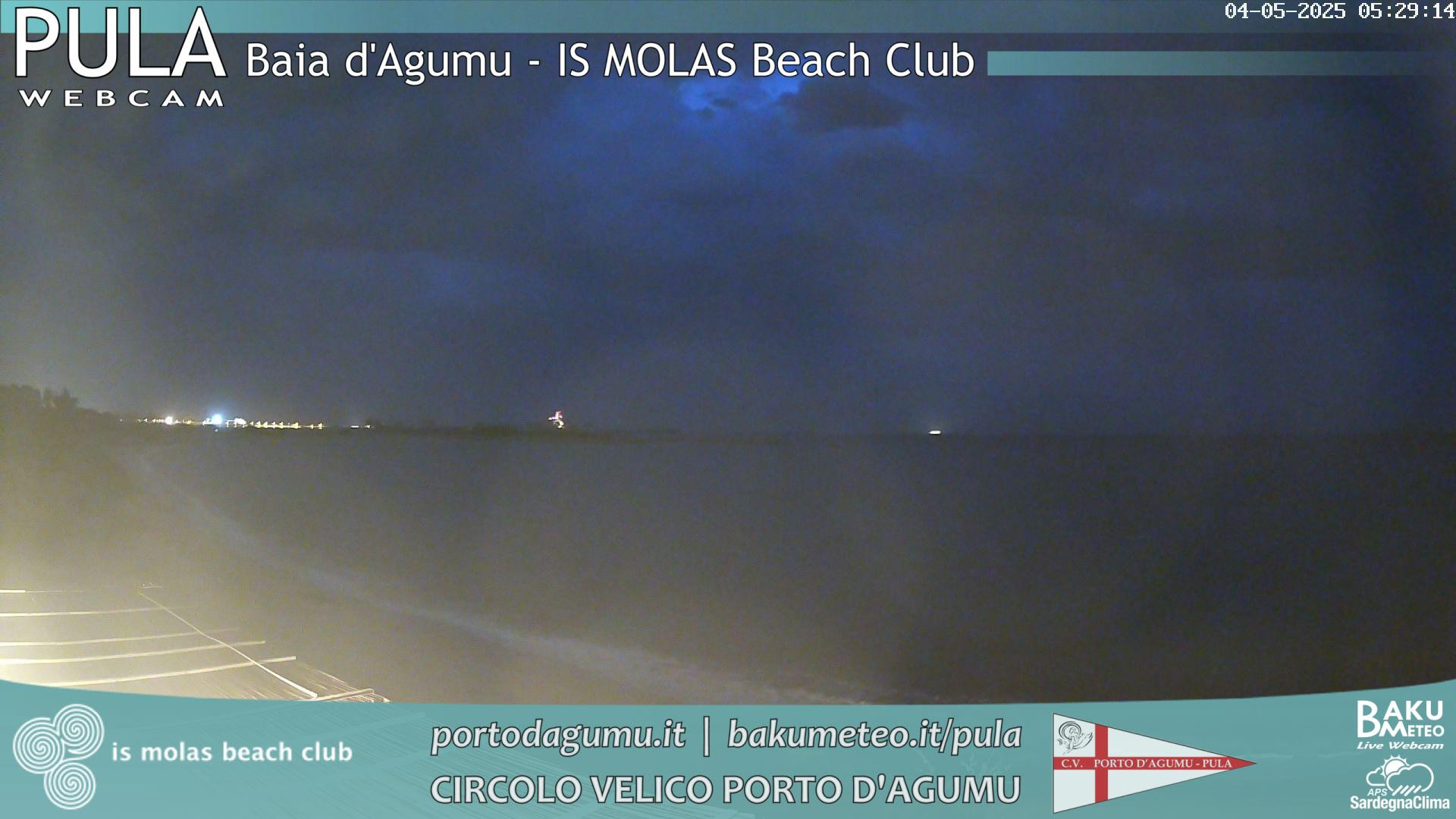 time-lapse frame, Porto d'Agumu webcam