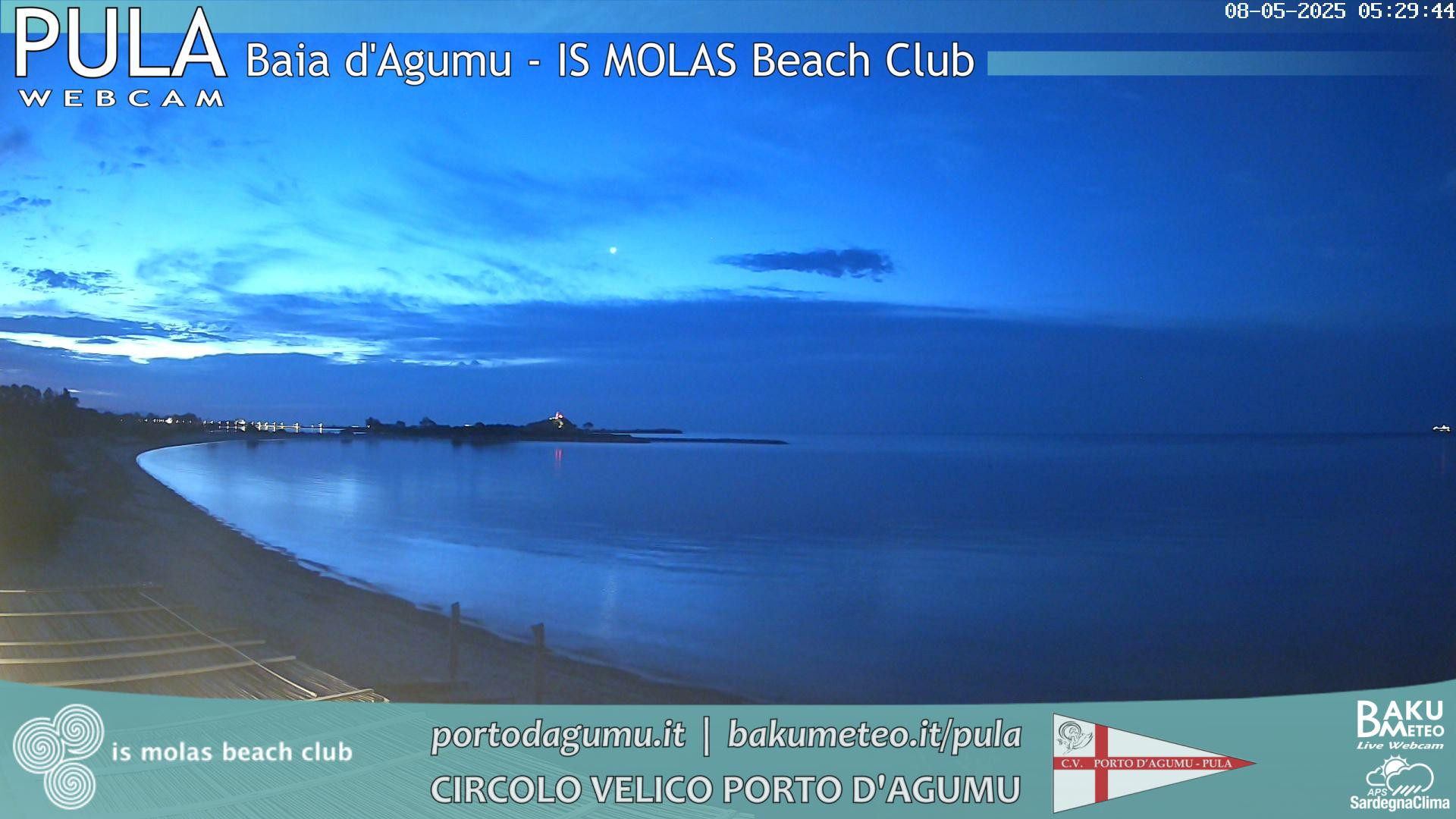 time-lapse frame, Porto d'Agumu webcam