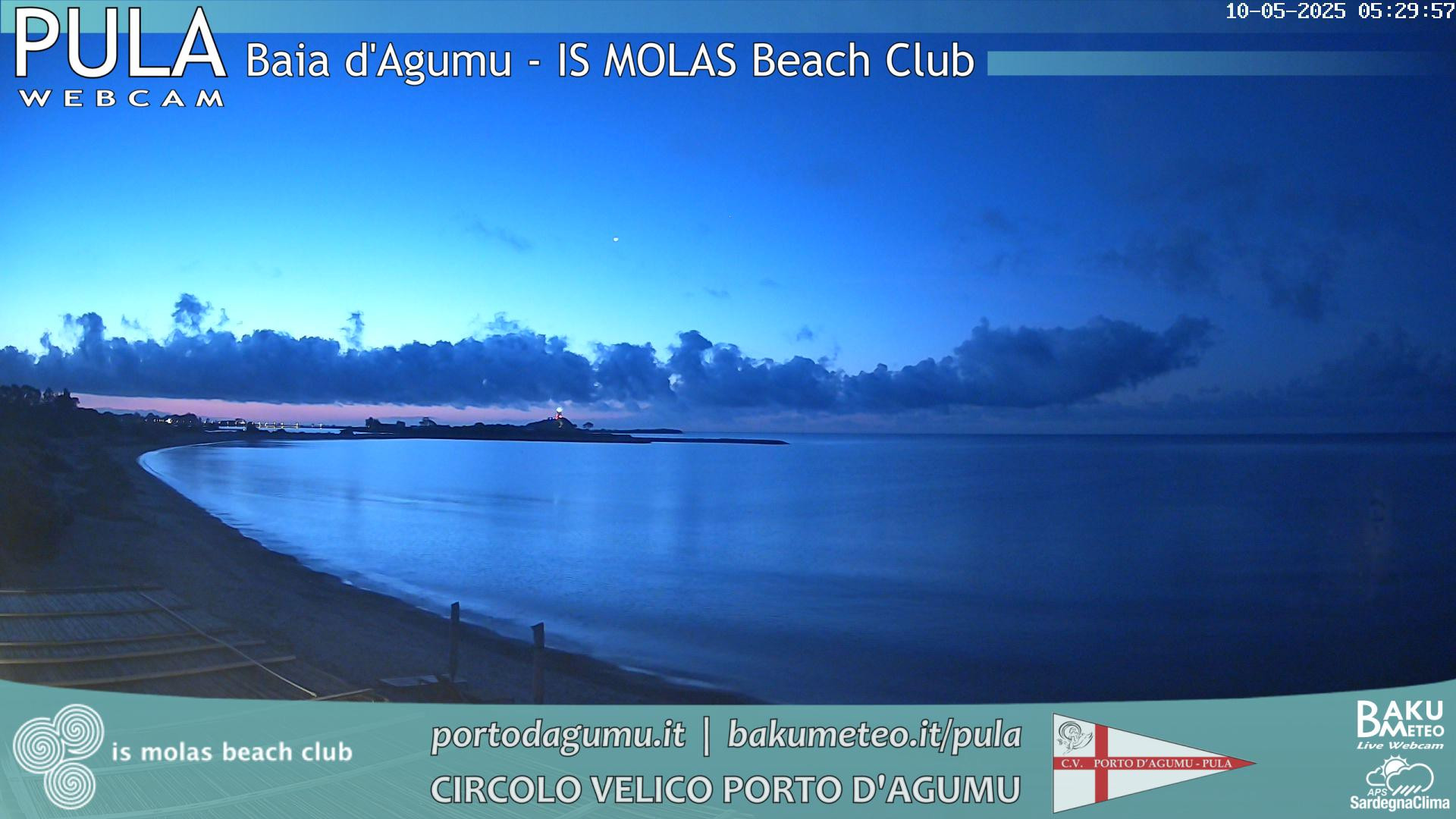time-lapse frame, Porto d'Agumu webcam