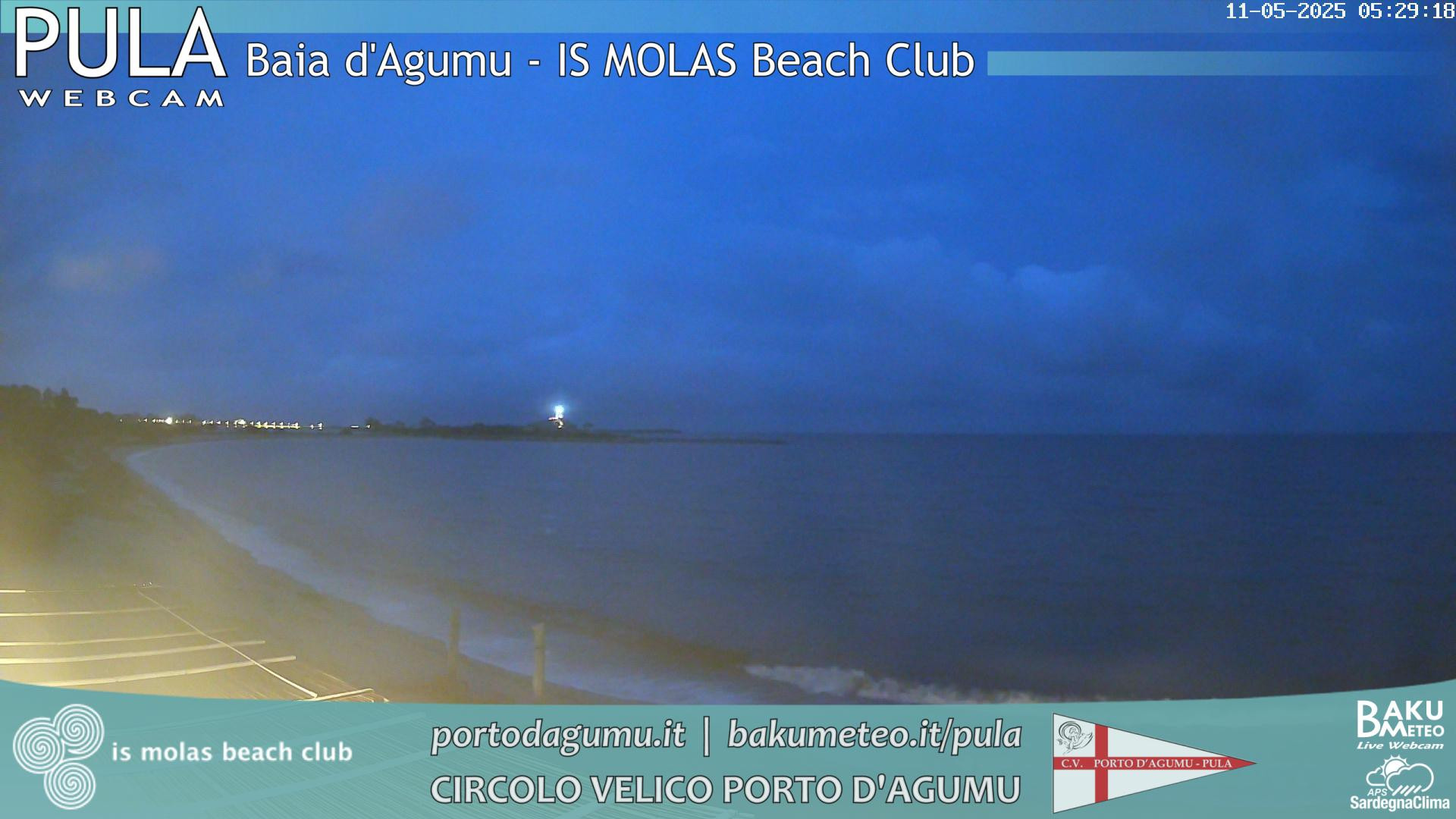 time-lapse frame, Porto d'Agumu webcam