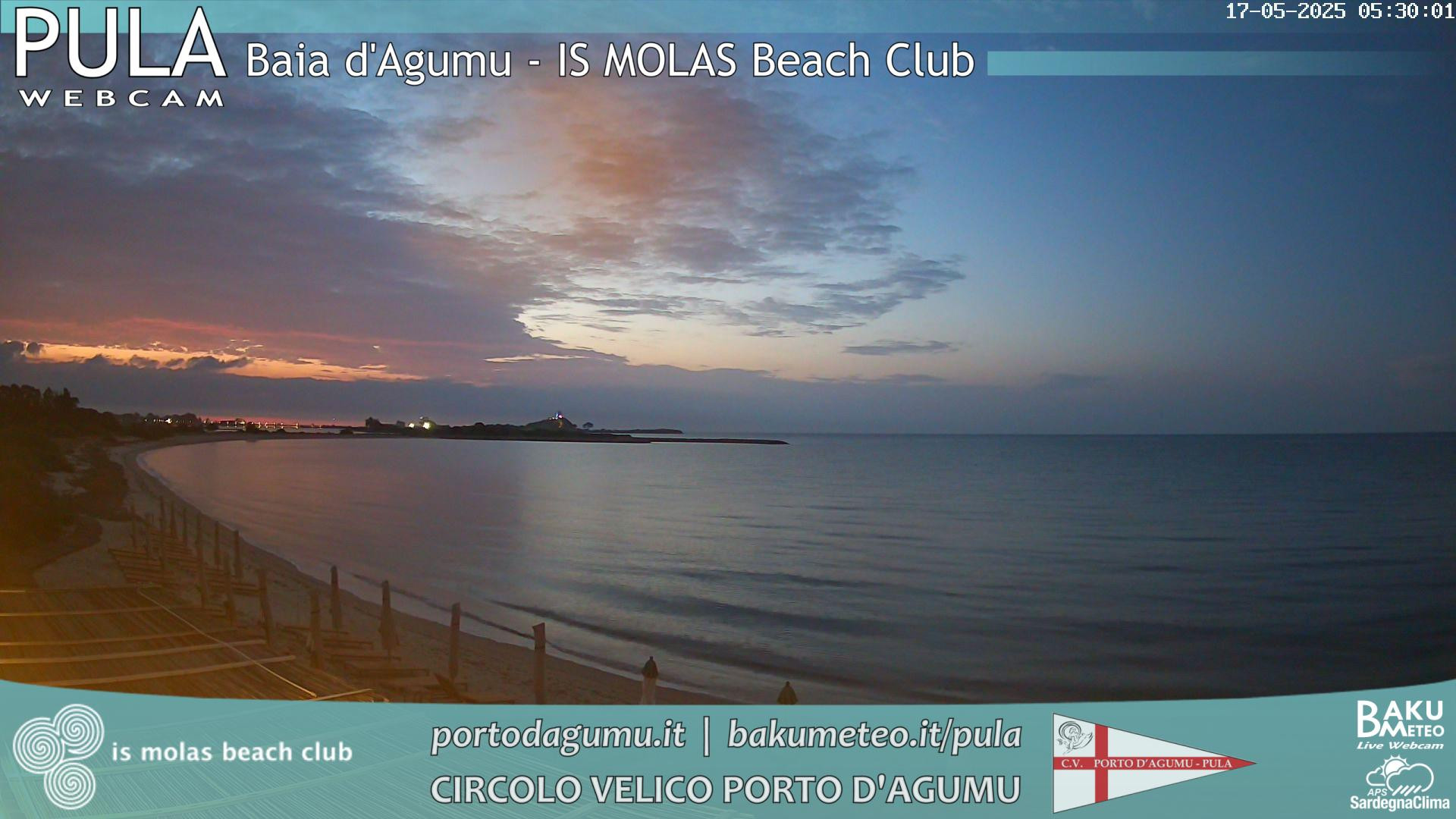 time-lapse frame, Porto d'Agumu webcam