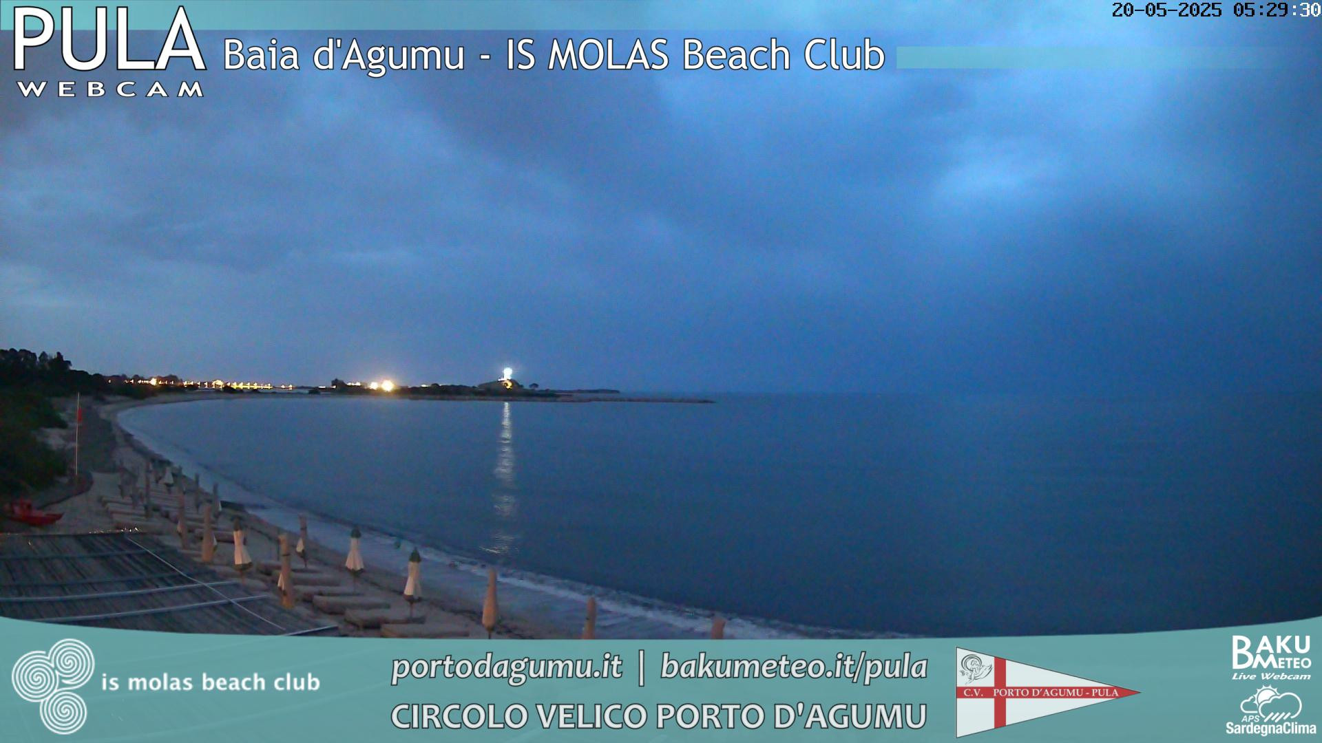 time-lapse frame, Porto d'Agumu webcam