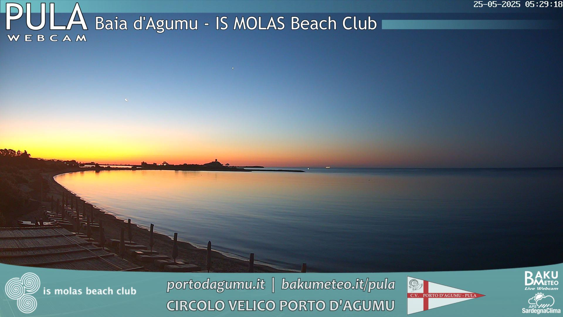 time-lapse frame, Porto d'Agumu webcam