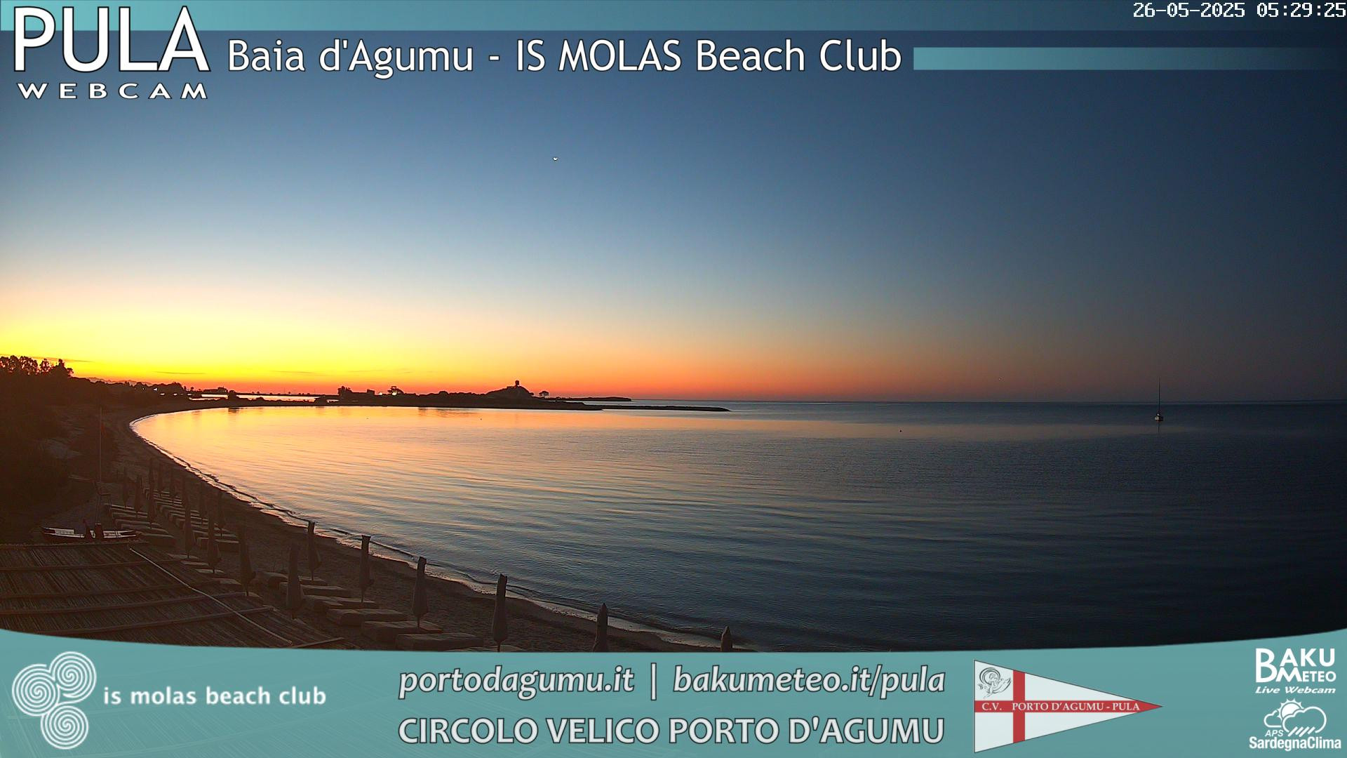 time-lapse frame, Porto d'Agumu webcam