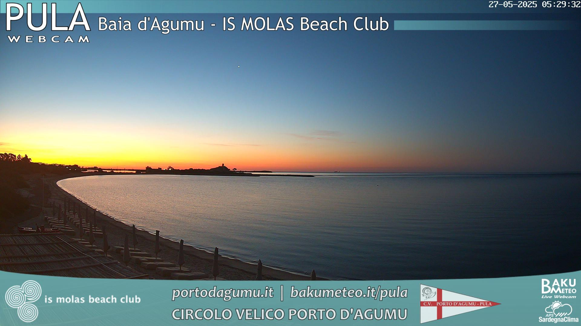 time-lapse frame, Porto d'Agumu webcam