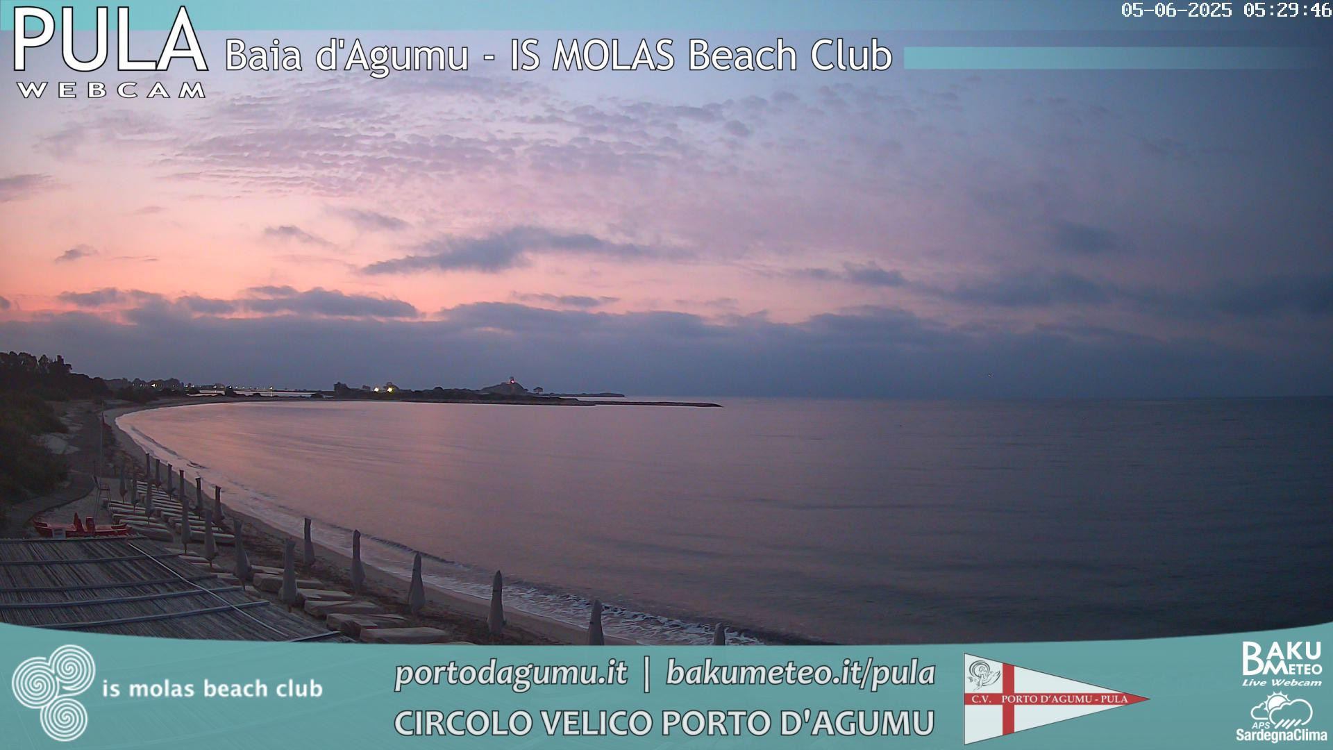 time-lapse frame, Porto d'Agumu webcam