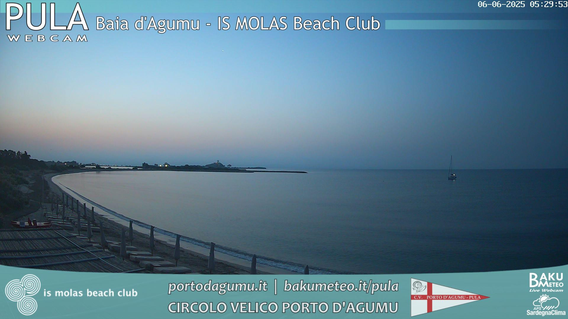 time-lapse frame, Porto d'Agumu webcam