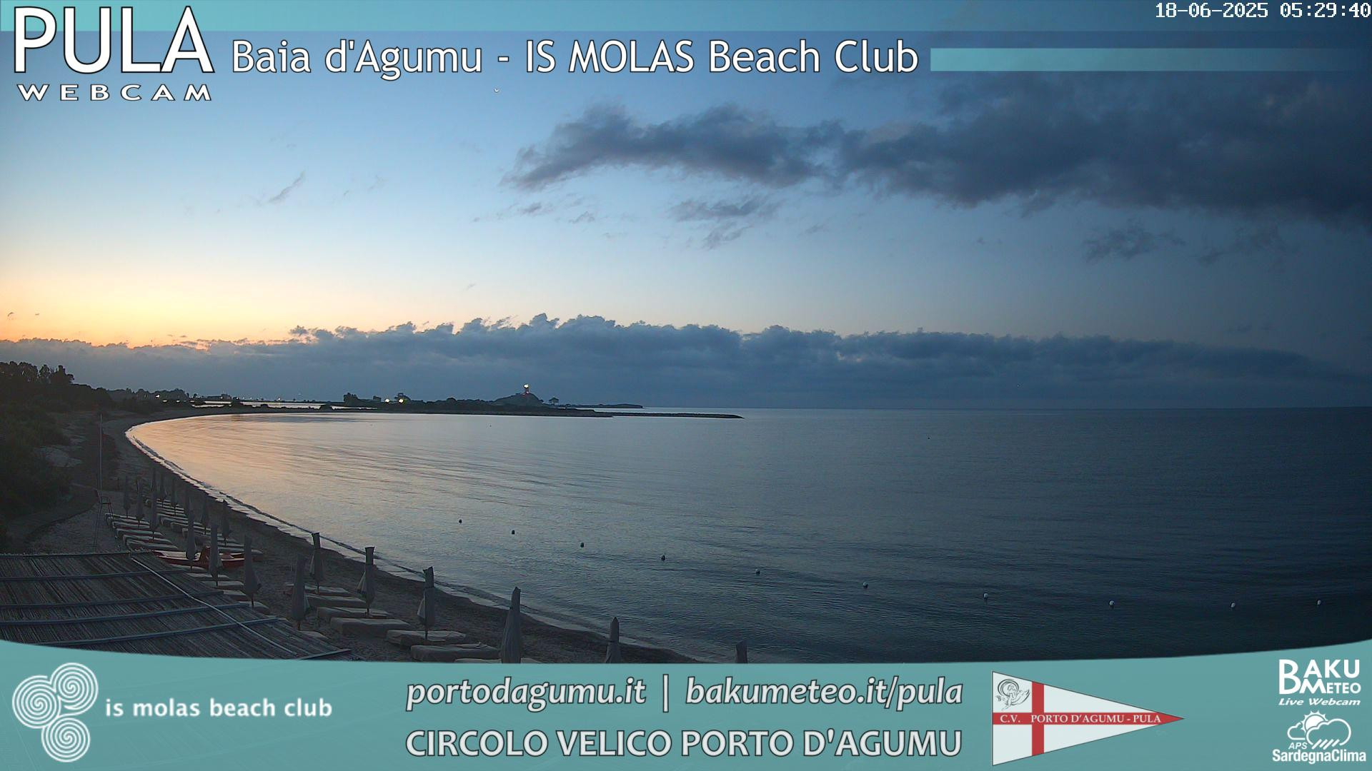 time-lapse frame, Porto d'Agumu webcam
