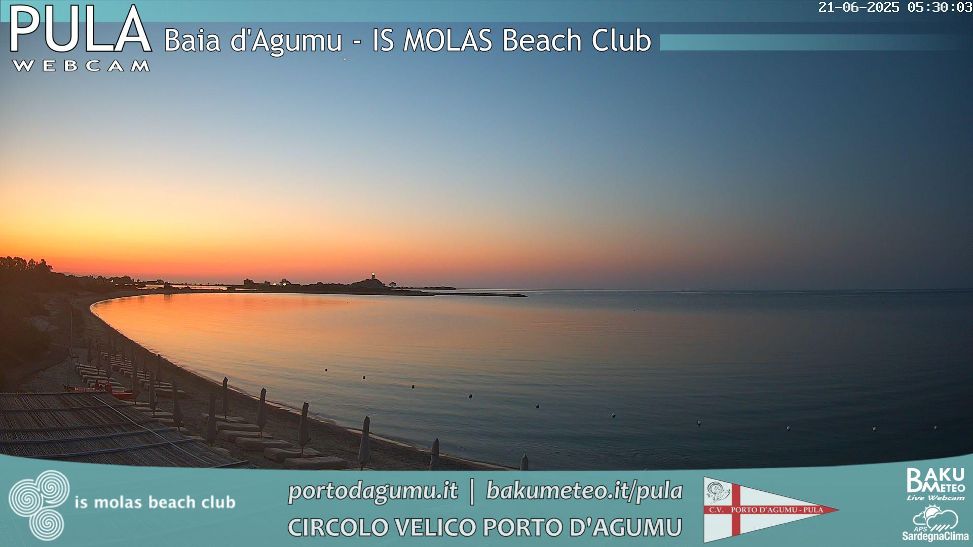 time-lapse frame, Porto d'Agumu webcam