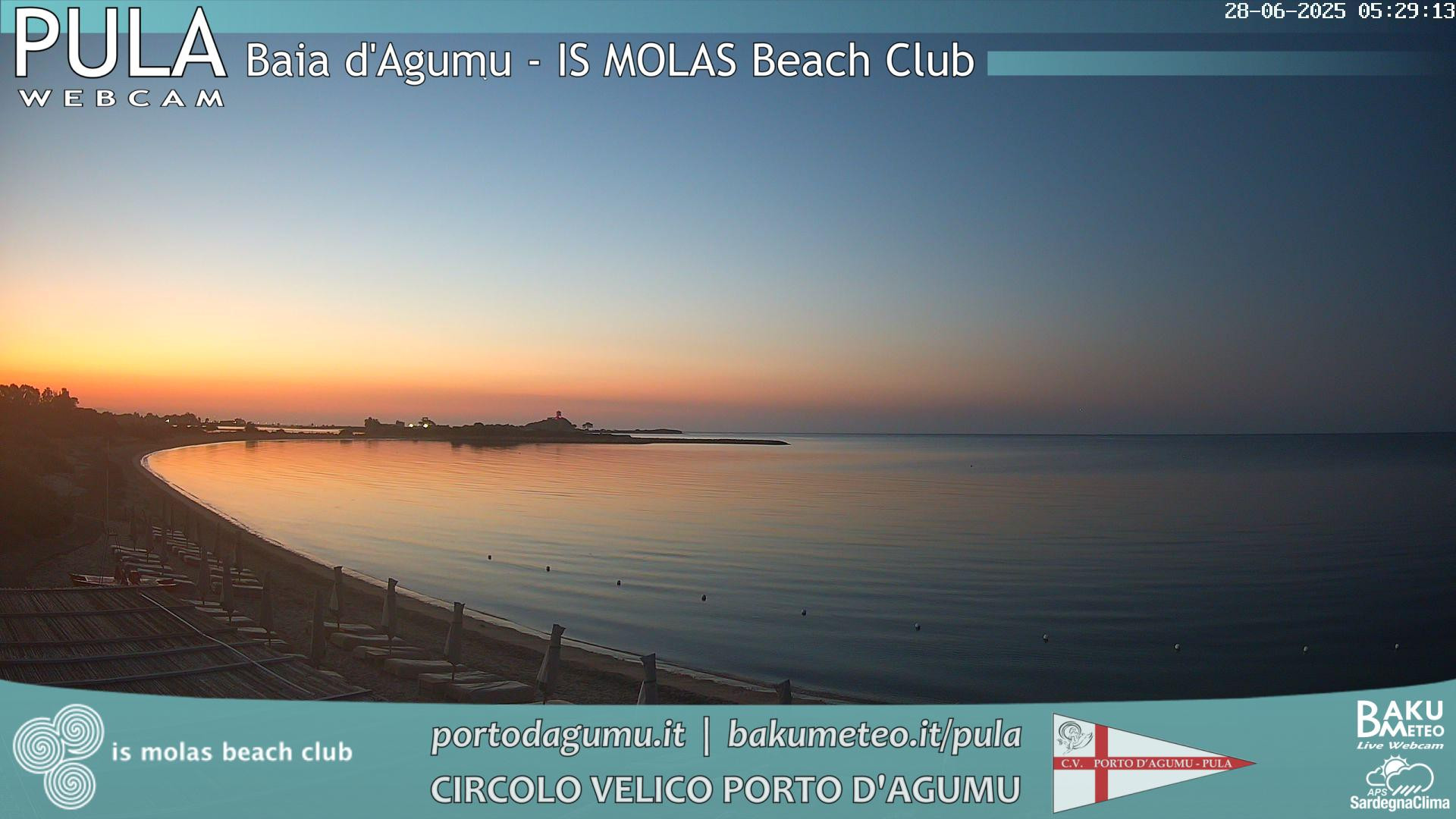 time-lapse frame, Porto d'Agumu webcam