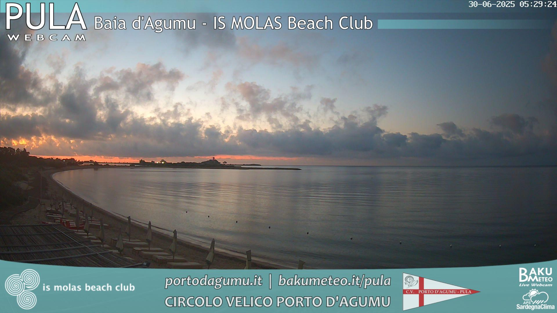 time-lapse frame, Porto d'Agumu webcam