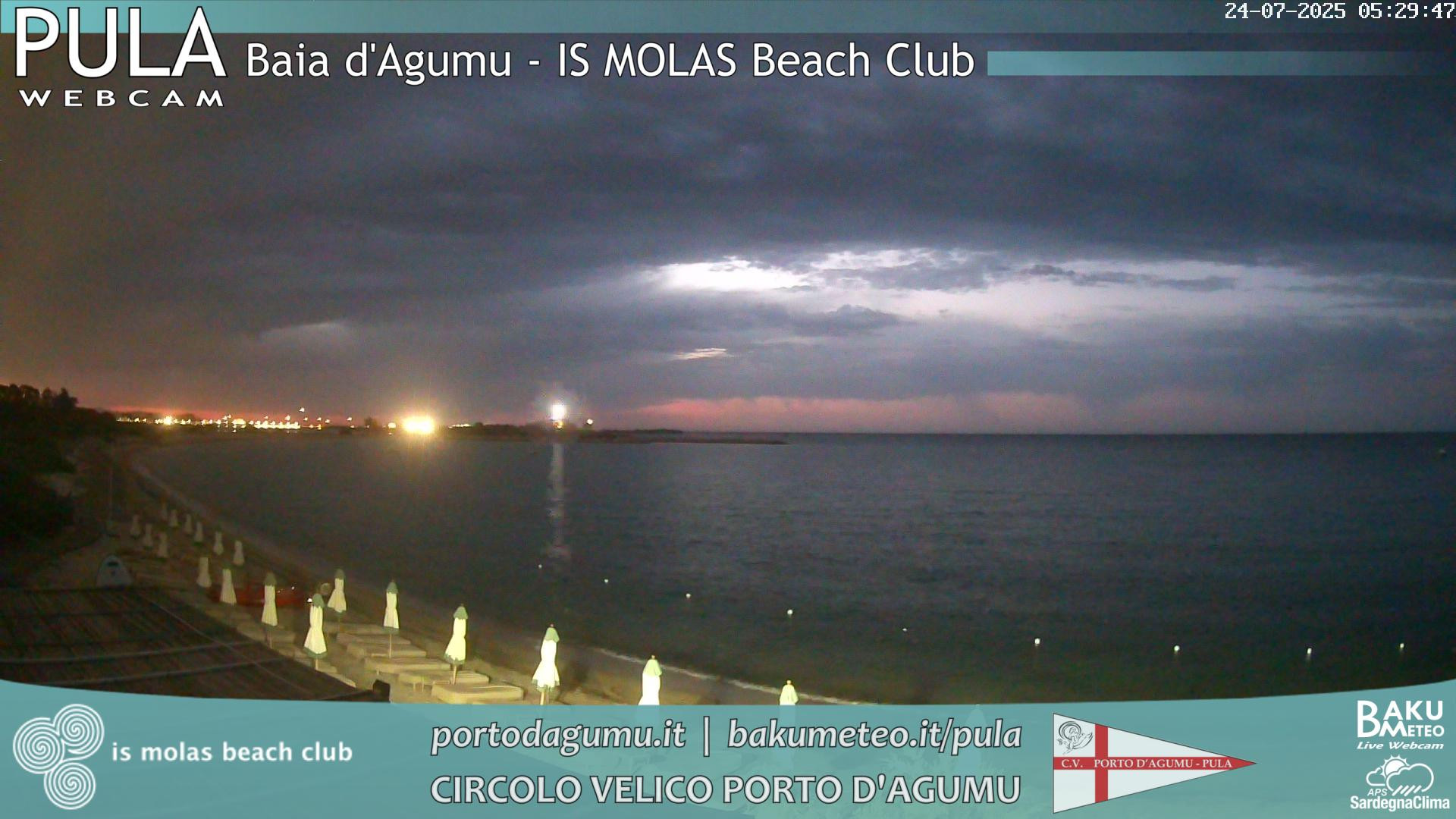 time-lapse frame, Porto d'Agumu webcam
