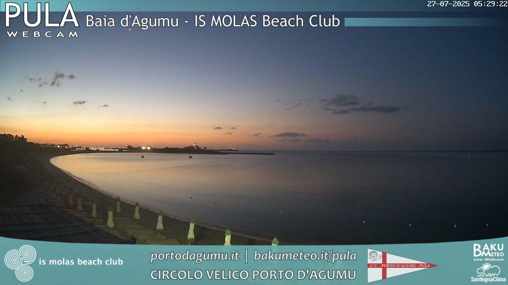 time-lapse frame, Porto d'Agumu webcam