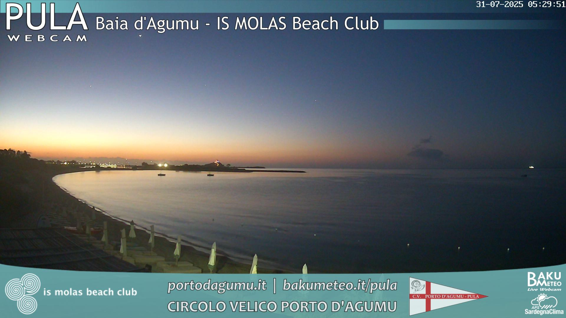 time-lapse frame, Porto d'Agumu webcam