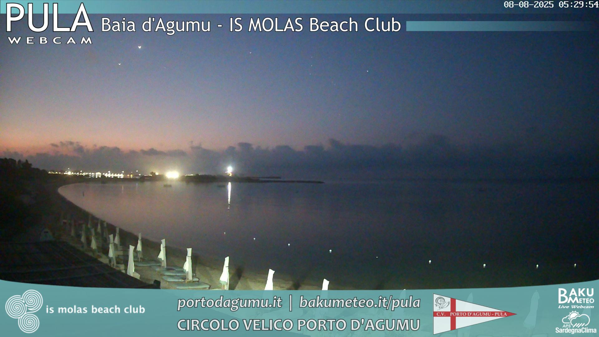 time-lapse frame, Porto d'Agumu webcam