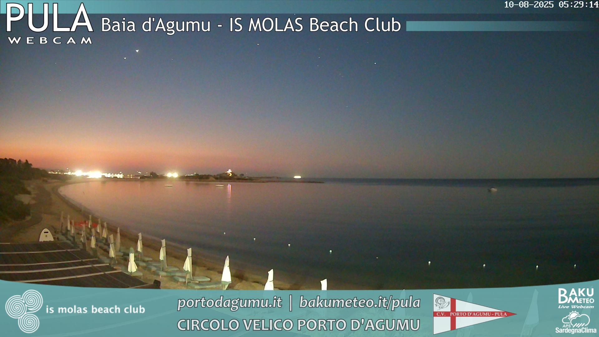 time-lapse frame, Porto d'Agumu webcam