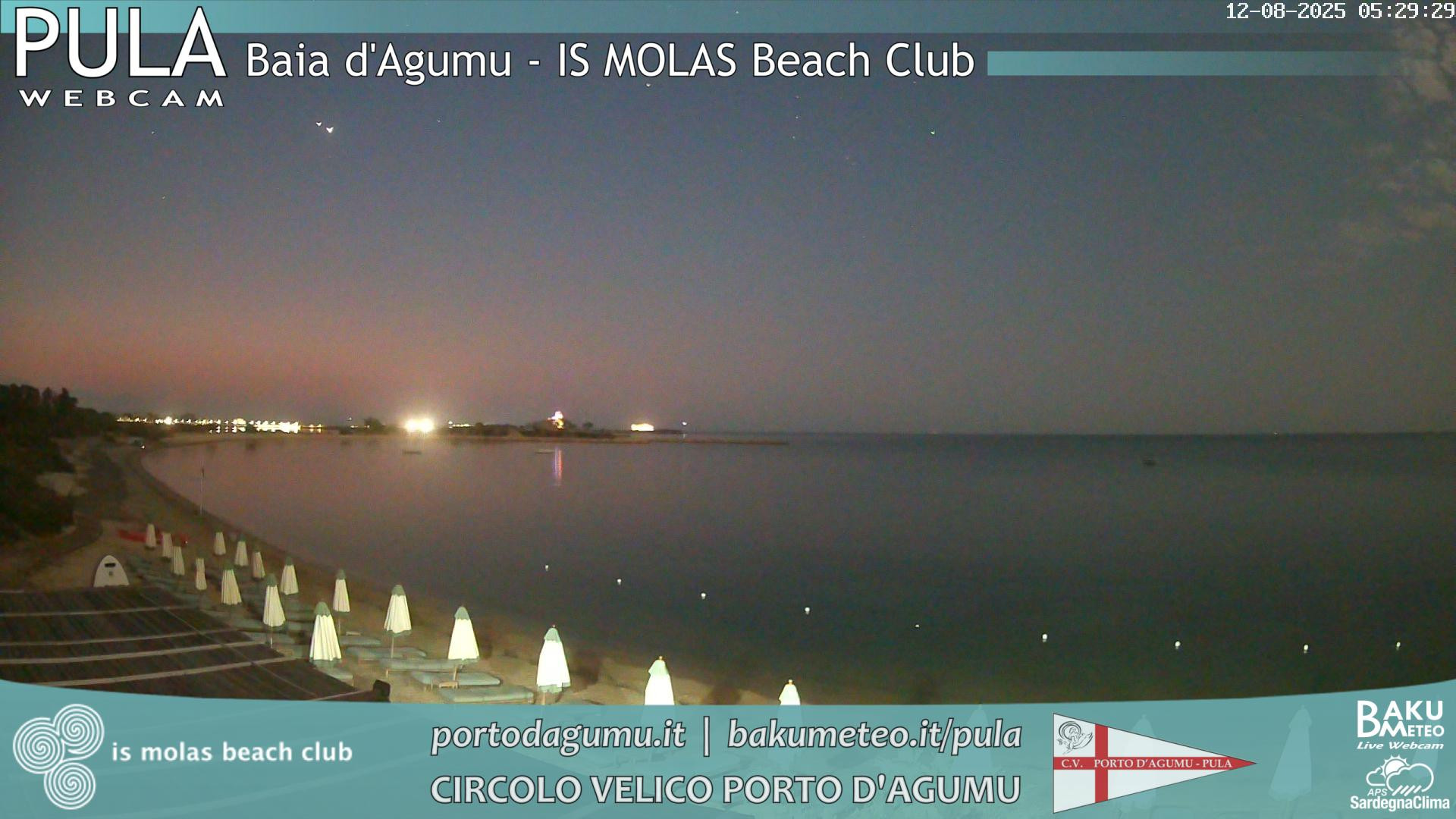 time-lapse frame, Porto d'Agumu webcam