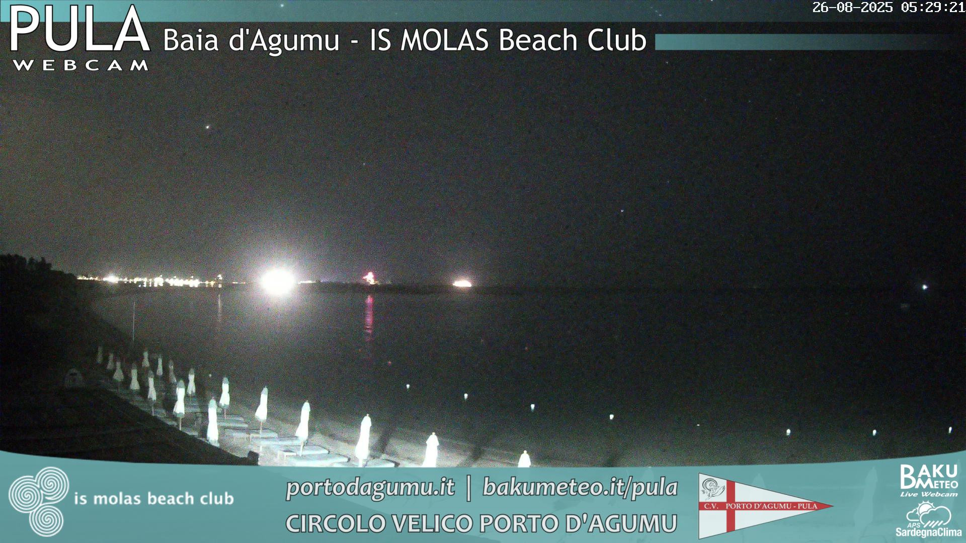 time-lapse frame, Porto d'Agumu webcam