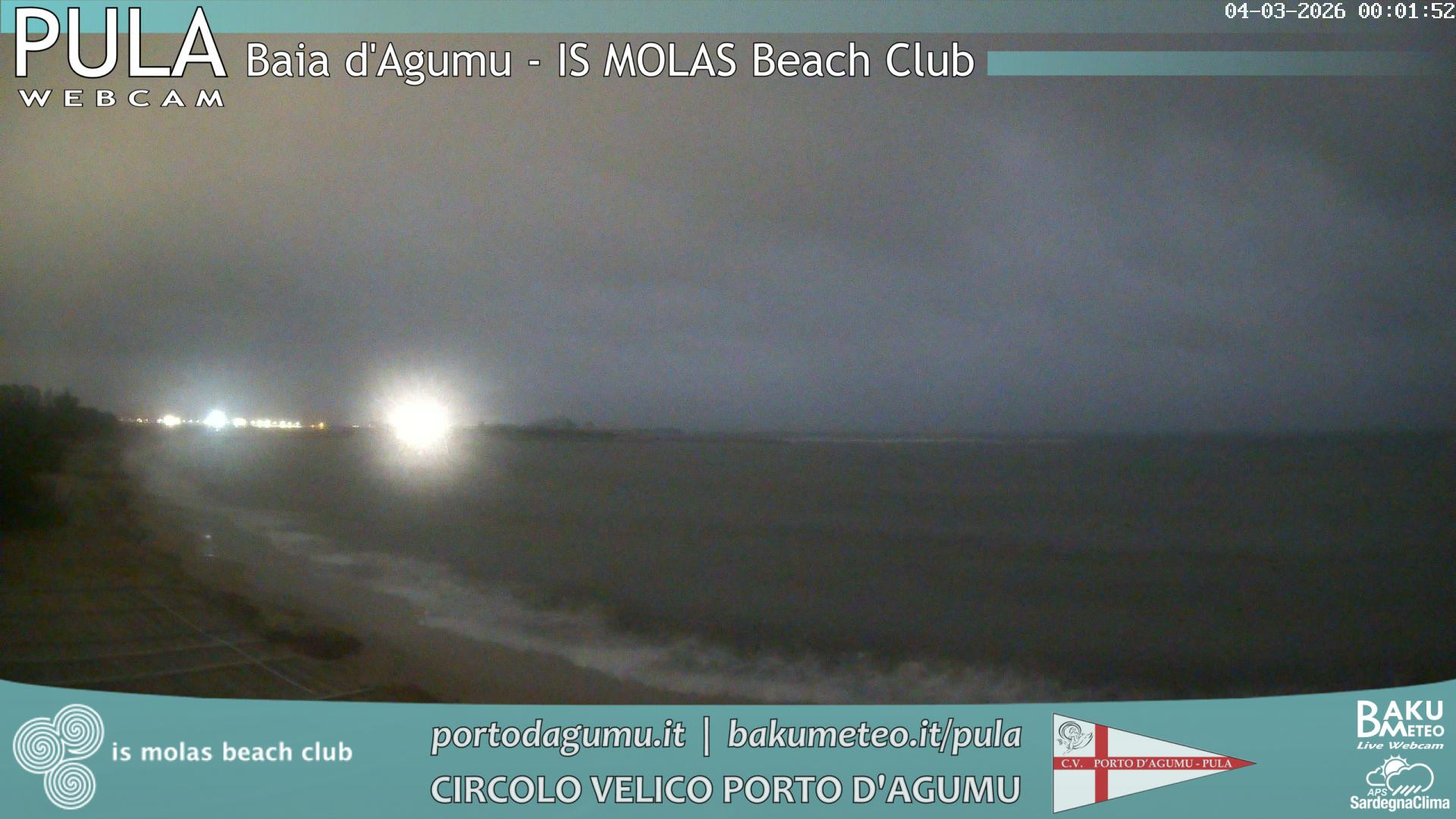 time-lapse frame, Porto d'Agumu webcam