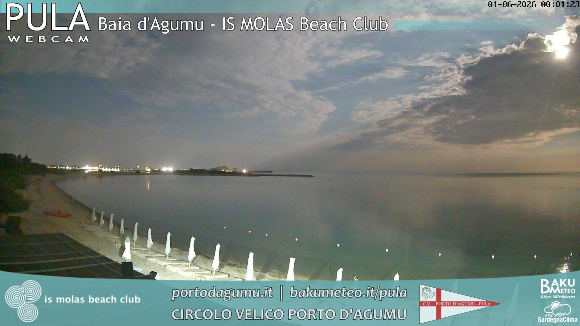 time-lapse frame, Porto d'Agumu webcam