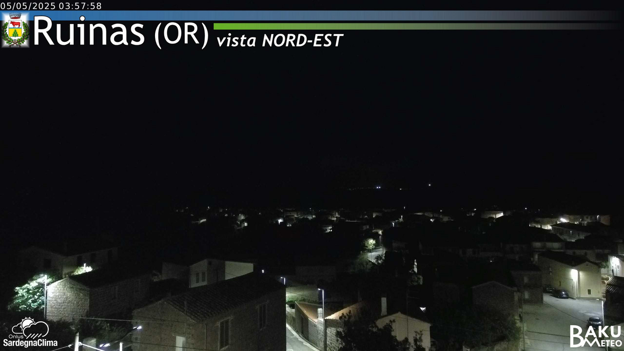time-lapse frame, Ruinas NE webcam