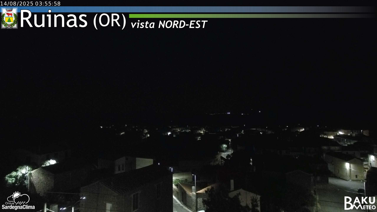 time-lapse frame, Ruinas NE webcam