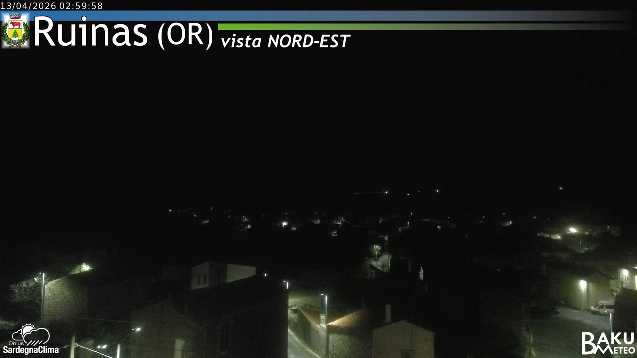 time-lapse frame, Ruinas NE webcam